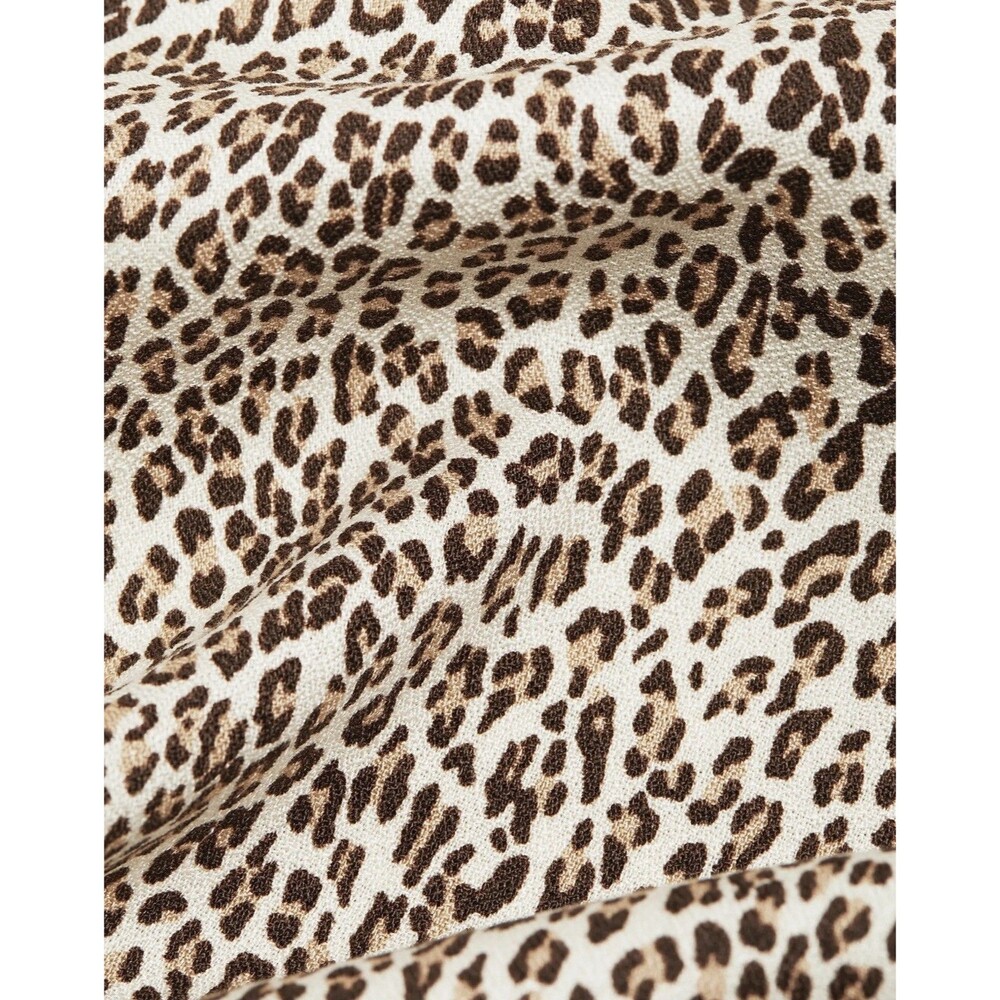 Jenni Kayne Leopard Print Maxi Slip Dress Sz L Minimalist 90s Designer - Picture 9 of 14